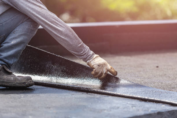 Professional Emergency Waterproofing technician working in Marion, NY